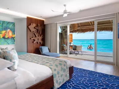 Water Villa With Pool Bedroom Emerald Maldives Resort & Spa