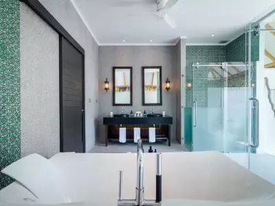 Private Pool Villa Bath Finolhu Baa Atoll Maldives