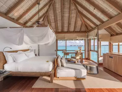 Residence with Pool bedroom Gili Lankanfushi