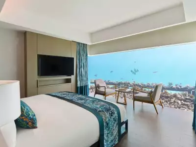Aqua Villa Bedroom Pullman Maldives Maamutaa