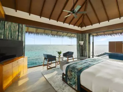 Aqua Villa Second Bedroom Pullman Maldives Maamutaa