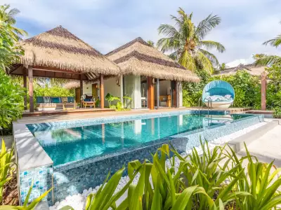 Beach Pool Villa Exterior Pullman Maldives Maamutaa