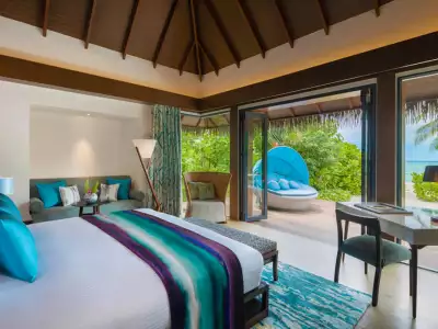 Beach Villa Bedroom Pullman Maldives Maamutaa