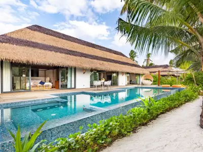 Two Bedroom Beach Pool Villa Exterior Pullman Maldives Maamutaa