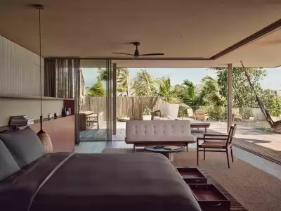 Three Bedroom Sunset Beach Pool Villa - The Beach House Bedroom
