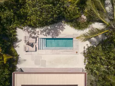 The Beach House Collection Aerial Patina Maldives