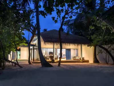 Beach Villa With Pool Exterior Raffles Maldives Meradhoo