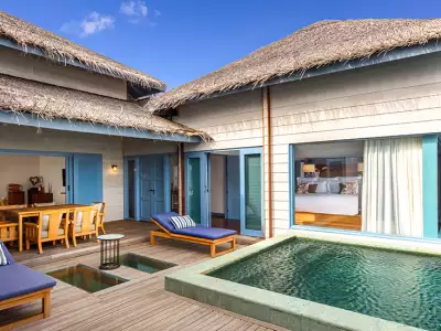 Over Water Residence With Pool - Two Exterior Deck Raffles Maldives Meradhoo