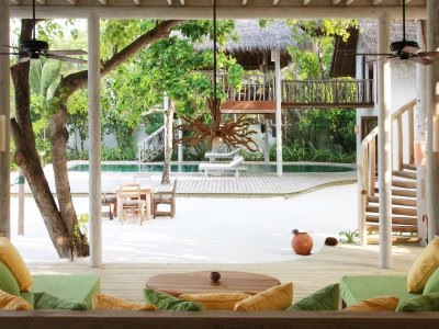 Villa 02 - Three Bedroom Sunrise Retreat with Pool Outdoor View - Soneva Fushi