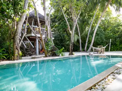 One Bedroom - Crusoe with Pool Exterior - Soneva Fushi