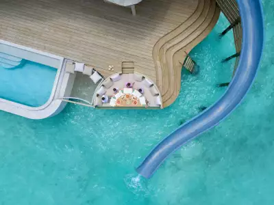 Two Bedroom - Water Retreat with Slide Exterior - Soneva Fushi