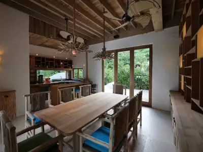 Villa 5 - Three Bedroom Beach Retreat with Pool Interior - Soneva Fushi