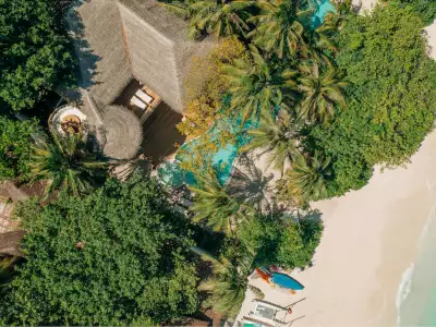 Villa 19 - Three Bedroom Beach Retreat with Pool Exterior - Soneva Fushi