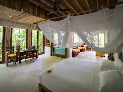Villa 09 - Three Bedroom Beach Retreat with Pool Interior - Soneva Fushi