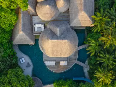 Villa 41 - Three Bedroom Beach Residence with Pool Exterior - Soneva Fushi