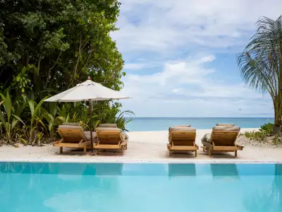 Villa One - Three Bedroom Beach Residence with Pool View - Soneva Fushi