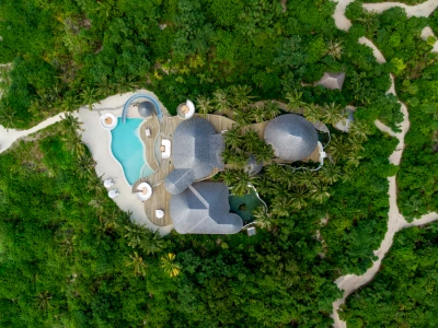 Soneva Jani - Three Bedroom Island Reserve - Aerial