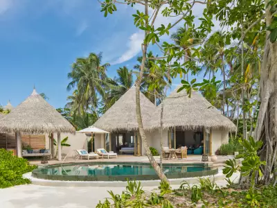 Beach House With Pool Exterior The Nautilus Maldives