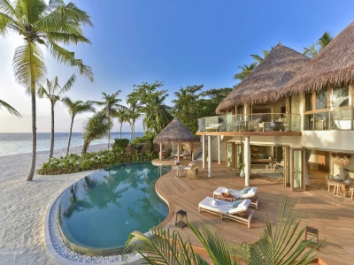 Beach Residence With Pool Exterior The Nautilus Maldives