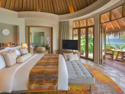 Beach Residence With Pool Bedroom The Nautilus Maldives