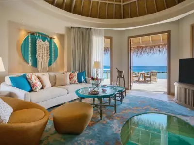 Ocean House With Pool Interior The Nautilus Maldives