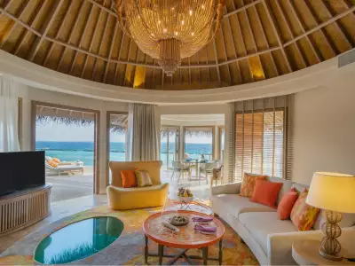 Ocean Residence With Pool Living Room The Nautilus Maldives