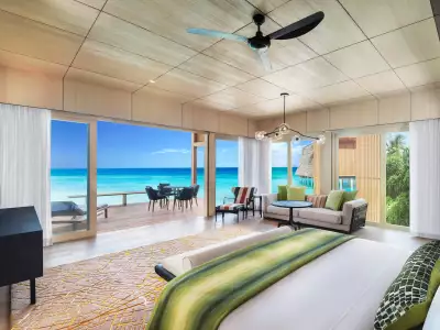 Beach Villa with Pool - Two Bedroom Interior St. Regis Maldives Vommuli
