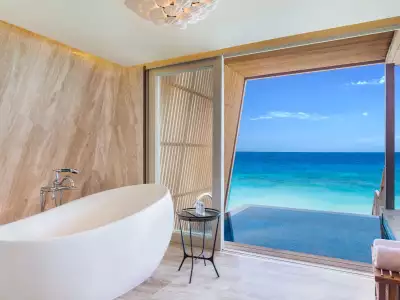 Beach Villa with Pool - Two Bedroom Bath St. Regis Maldives Vommuli