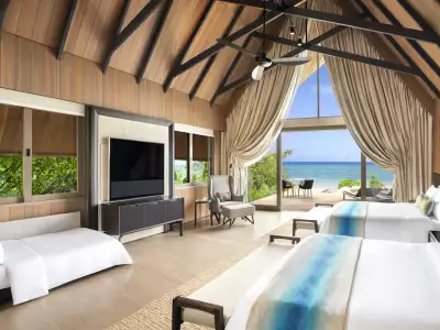 Beach Suite with Pool - Two Bedroom Interior The St. Regis Maldives Vommuli