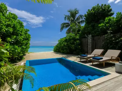 Beach Villa With Pool View Velassaru Maldives