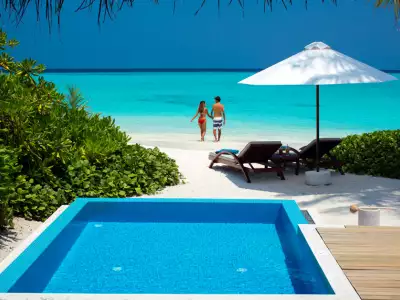 Beach Villa With Pool View Velassaru Maldives