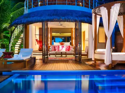 Wonderful Beach Oasis Villa With Pool Exterior W Maldives