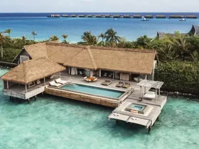 Waldorf Astoria Maldives Ithaafushi Two Bedroom Reef Villa With view
