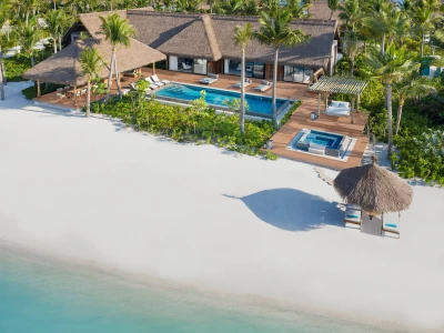 Waldorf Astoria Maldives Ithaafushi Two Bedroom Beach Villa with Pool