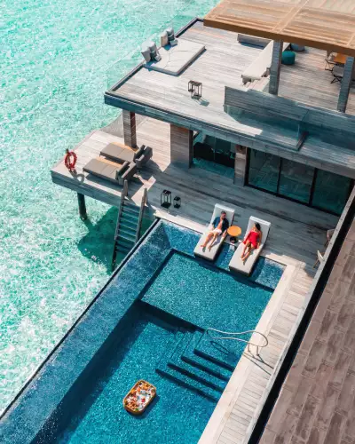 Waldorf Astoria Maldives Ithaafushi Stella Maris Ocean Villa with Pool Couple