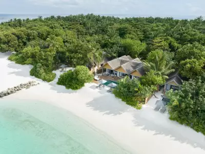 Beach Pool Residence - Four Bedroom - Aerial - Vakkaru Maldives