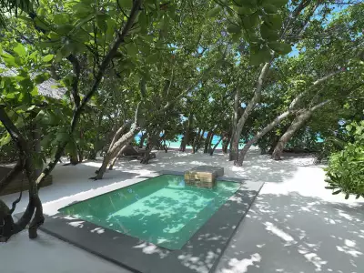 Family Beach Villa with Poolv Outdoor Vakkaru Maldives
