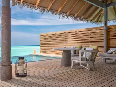 Family Over Water Villa with Pool - Deck - Vakkaru Maldives