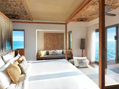 The Vakkaru Over Water Residence King Bedroom Vakkaru Maldives