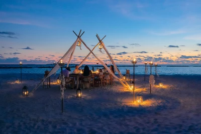 The Nautilus Maldives Beach Dinner