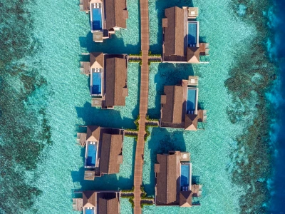 Waldorf-Astoria-Maldives-Ithaafushi-Overwater-Villa-Aerial.jpeg - Over Water Pool Villa Waldorf Astoria Maldives Ithaafushi