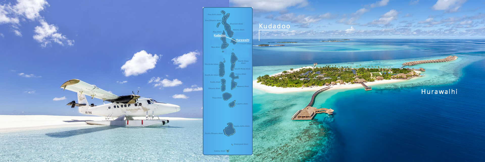 Hurawalhi and Kudadoo Maldives
